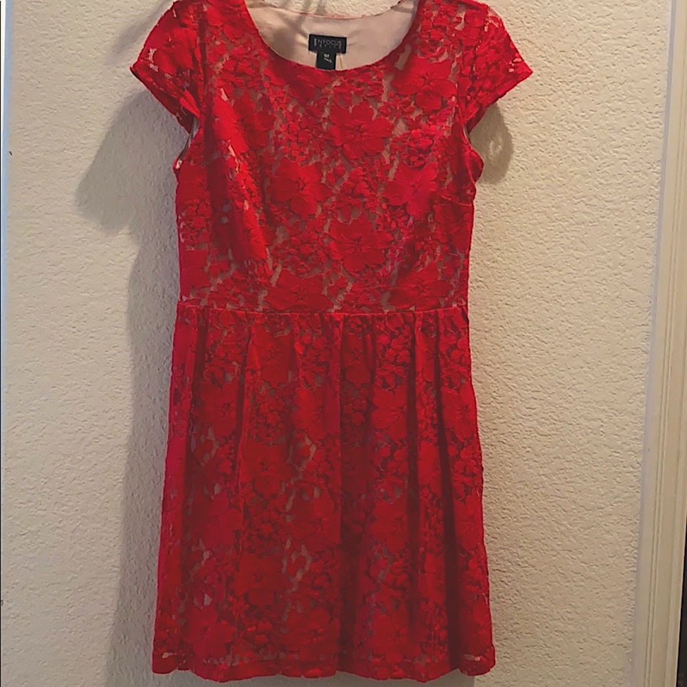 Red Lace Dress